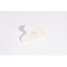 GUA SHA COEUR A DENTS JADE BLANC