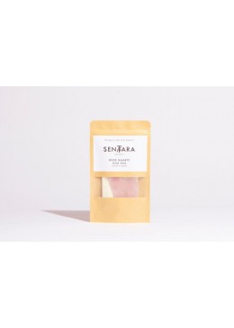 GUA SHA COEUR A DENTS QUARTZ ROSE