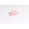 GUA SHA COEUR A DENTS QUARTZ ROSE